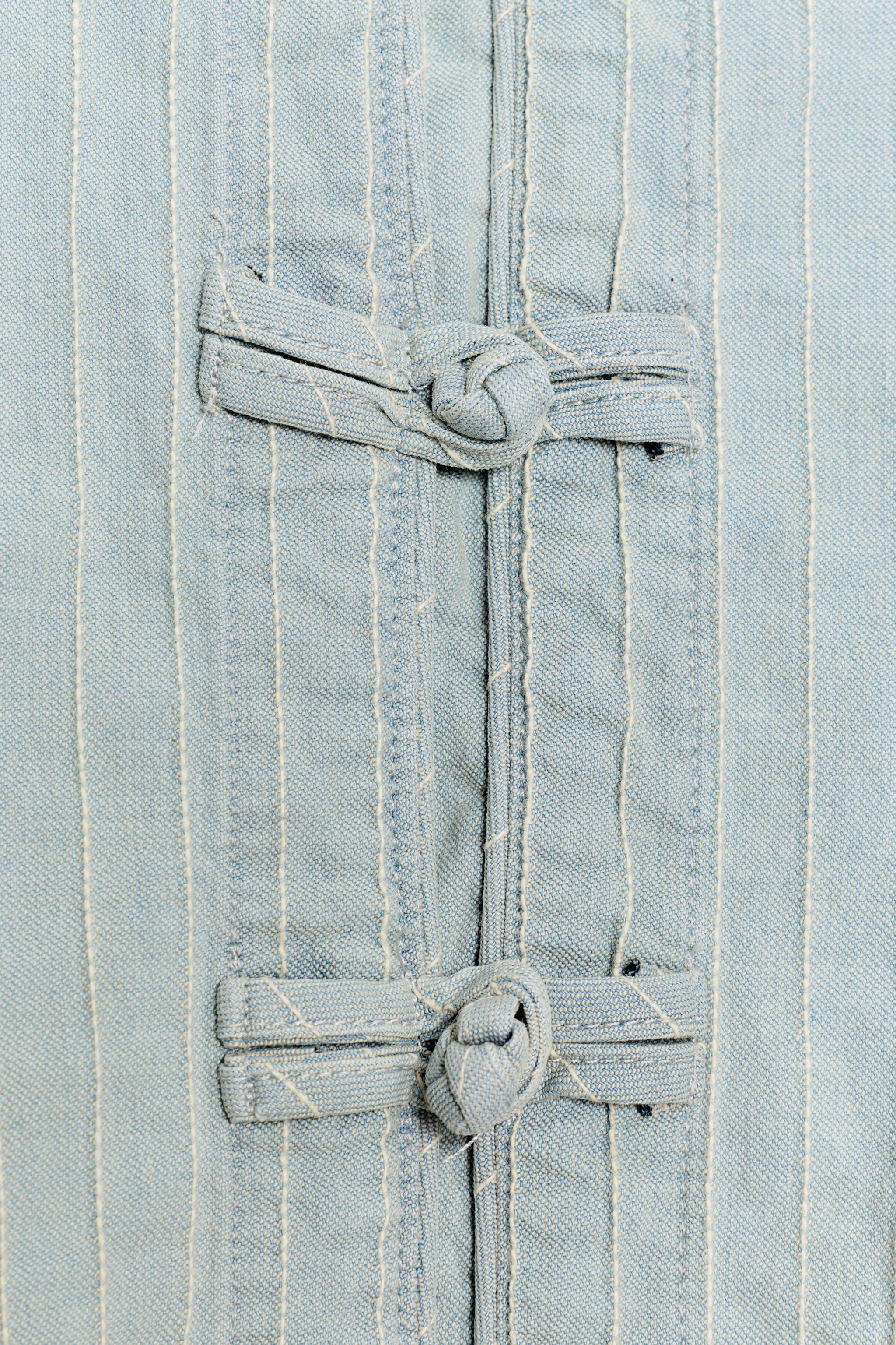 ZW COLLECTION FIREMAN CLASP DENIM JACKET